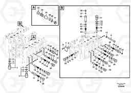 31893 Main control valve, port valve EC460C S/N 115001-, Volvo Construction Equipment