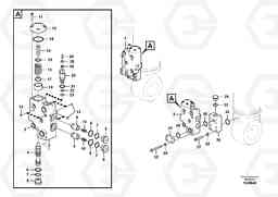 67134 Working hydraulic, boom rupture valve mount EC460C S/N 115001-, Volvo Construction Equipment
