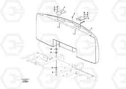 62535 Counterweights EC290C, Volvo Construction Equipment