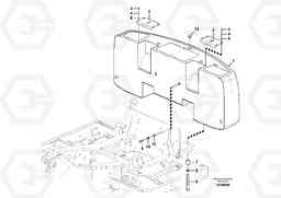 62305 Counterweights EC360B PRIME S/N 15001-/85001- 35001-, Volvo Construction Equipment