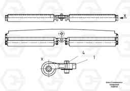 48198 Oscillating Beam ABG8820/ABG8820B ABG8820 S/N 21098-23354 ABG8820B S/N 23355-, Volvo Construction Equipment