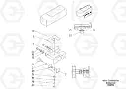 56579 Control Support ABG8820/ABG8820B ABG8820 S/N 21098-23354 ABG8820B S/N 23355-, Volvo Construction Equipment