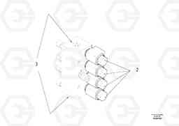 74046 Control block for hydraulic screed slope control VB 79 ETC ATT. SCREEDS 2,5 - 9,0M ABG8820, ABG8820B, Volvo Construction Equipment