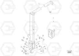 85145 Roof Support ABG7820/ABG7820B ABG7820 S/N 21064-23058 ABG7820B S/N 23059 -, Volvo Construction Equipment
