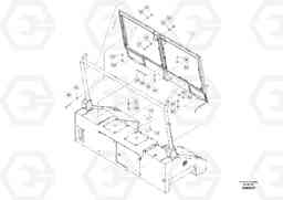 95010 Windshield for roof ABG5770 S/N 20740 -, Volvo Construction Equipment