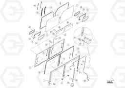 71383 Windshield ABG5870 S/N 22058 -, Volvo Construction Equipment