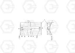 93564 Strike-off Hydraulic Extension RW100A S/N 196960 -, Volvo Construction Equipment