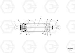 70361 Steering cylinder DD90 S/N 08200011422 -, Volvo Construction Equipment