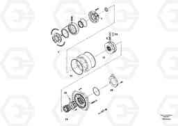 49070 Drum Drive Motor SD150 S/N 0815001023 -, Volvo Construction Equipment