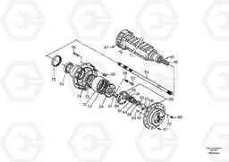 47001 Axle Assembly SD150 S/N 0815001023 -, Volvo Construction Equipment