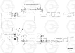 91816 Slope Sensor Mounting Installation ABG4371 S/N 0847503049-, Volvo Construction Equipment