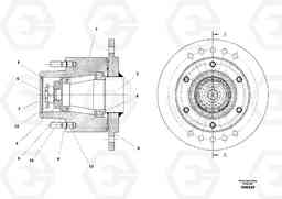 87635 Bearing Assembly ABG4371 S/N 0847503049-, Volvo Construction Equipment
