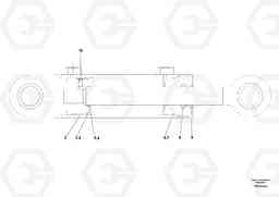 95924 Screed Lift Cylinder ABG4361 S/N 0847503050 -, Volvo Construction Equipment