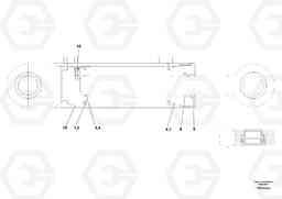 93864 Levelling Cylinder ABG4371 S/N 0847503049-, Volvo Construction Equipment