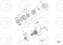 85732 Drum Drive Motor SD110C/SD110, Volvo Construction Equipment