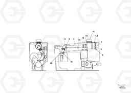 82627 Air cleaner installation SD110C/SD110, Volvo Construction Equipment