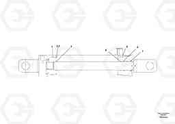 84950 Hydraulic cylinder SD110C/SD110, Volvo Construction Equipment