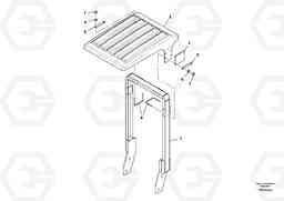 87113 Sunshade Assembly SD110C/SD110, Volvo Construction Equipment