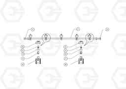 21759 Spray Bar Assembly DD80 S/N 0720110086-, Volvo Construction Equipment