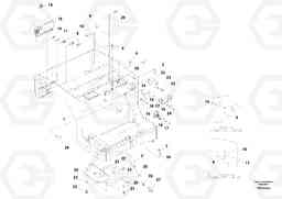 56601 Rear frame Assembly DD80 S/N 0720110086-, Volvo Construction Equipment