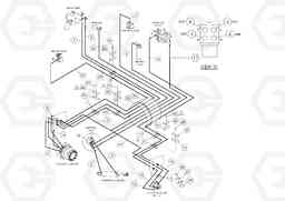 17200 Hydraulic Hose Installation DD80 S/N 0720110086-, Volvo Construction Equipment