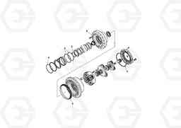 100711 Traction Drive Planetary Assembly PF2181 S/N 197473-, Volvo Construction Equipment