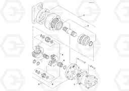 96364 Auger/coneyor Planetary Drive Assembly PF2181 S/N 197473-, Volvo Construction Equipment