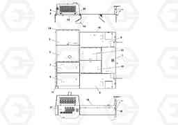 95389 Deck Plate Arrangement PF2181 S/N 197473-, Volvo Construction Equipment