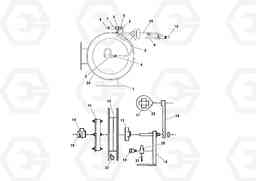 102992 Wash-down Hose and Reel Assembly PF2181 S/N 197473-, Volvo Construction Equipment