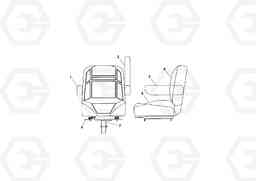 95385 Seat Assembly PF2181 S/N 197473-, Volvo Construction Equipment