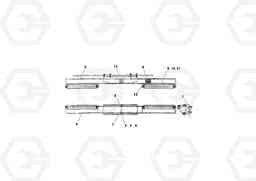 96930 Oscillating Push Roller Assembly PF2181 S/N 197473-, Volvo Construction Equipment