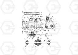 102105 Auger/conveyor Drive Assembly PF2181 S/N 197473-, Volvo Construction Equipment