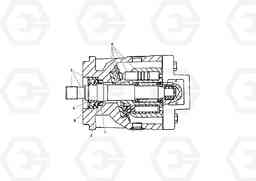 98498 Auger/conveyor Drive Motor PF2181 S/N 197473-, Volvo Construction Equipment