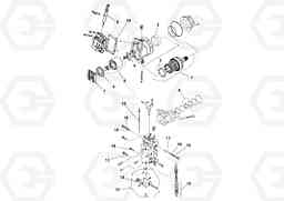 91761 Traction Drive Motor PF2181 S/N 197473-, Volvo Construction Equipment