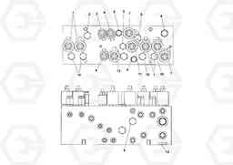 99393 Main control valve PF2181 S/N 197473-, Volvo Construction Equipment