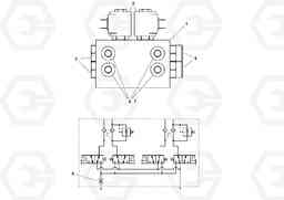 99419 Flowgate Control Valve PF2181 S/N 197473-, Volvo Construction Equipment