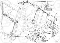 13906 Door lock and handle G900 MODELS S/N 39300 -, Volvo Construction Equipment