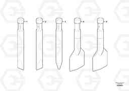 77793 Breaker tools ATTACHMENTS ATT. COMPACT EXCAVATORS BUCKET&HAMMER, Volvo Construction Equipment