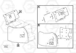 54229 Tool box, cowl ECR305C, Volvo Construction Equipment