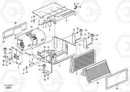 30752 Air conditioning unit, cooling and heater ECR235C, Volvo Construction Equipment