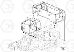 78917 Cowl frame EC460C S/N 115001-, Volvo Construction Equipment