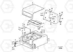 30993 Tool box, cowl EC360C S/N 115001-, Volvo Construction Equipment