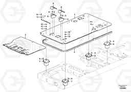 81665 Cabin floor EC460C S/N 115001-, Volvo Construction Equipment