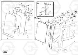 55993 Front window ECR145C, Volvo Construction Equipment