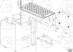 46458 Cover, control valve FC2421C, Volvo Construction Equipment