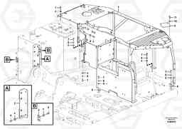 56107 Cowl frame EC140C, Volvo Construction Equipment