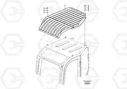 55327 Fops, protecting equipment ECR88 S/N 14011-, Volvo Construction Equipment