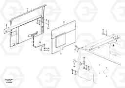 55930 Door, side EC360C S/N 115001-, Volvo Construction Equipment