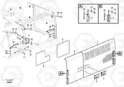 92146 Door, side EC290B PRIME S/N 17001-/85001- 35001-, Volvo Construction Equipment