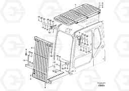 89580 Falling object guards EC290B PRIME S/N 17001-/85001- 35001-, Volvo Construction Equipment